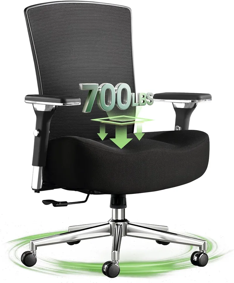 BLISNEST Big and Tall Office Chair 700lbs